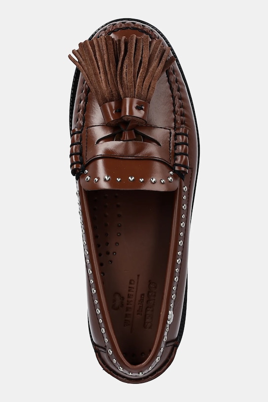 Δερμάτινα μοκασίνια Weekend Max Mara WEEKENDAN καφέ 2515521014600.TOBACCO