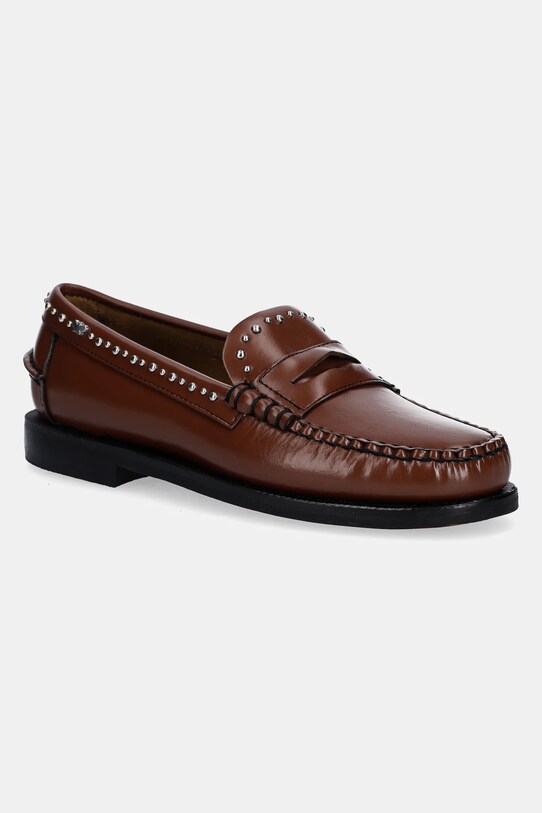 Weekend Max Mara mokasyny skórzane WEEKENDAN 2515521014600.TOBACCO brązowy