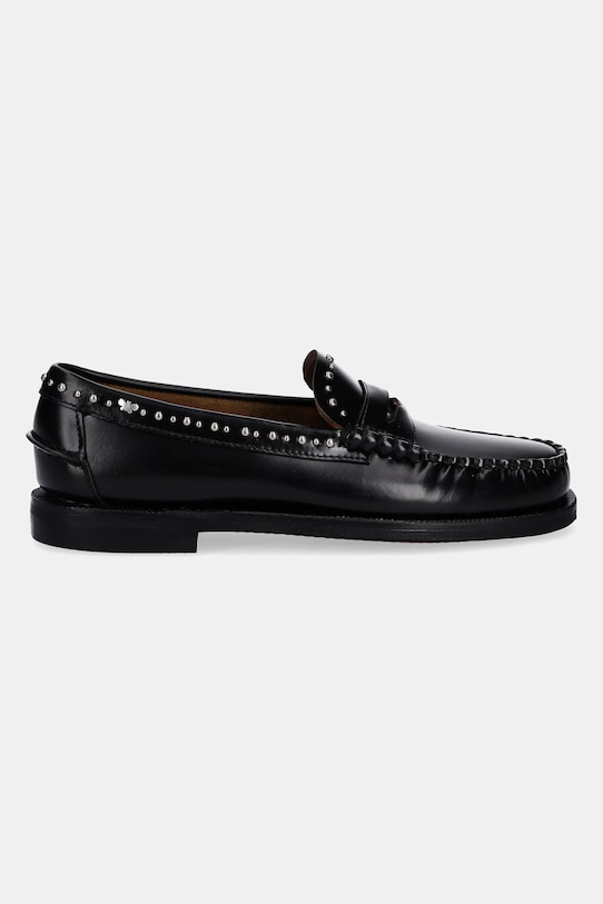 Weekend Max Mara mocasini de piele WEEKENDAN 2515521014600.BLACK negru