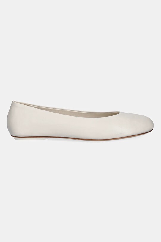Weekend Max Mara balerini de piele TODI 2515521074600.IVORY bej SS25