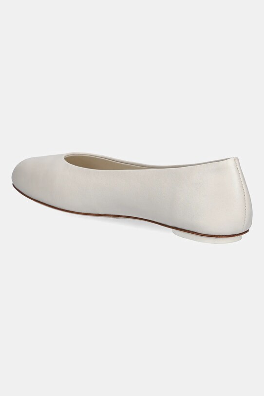 Încălțăminte Weekend Max Mara balerini de piele TODI 2515521074600.IVORY bej