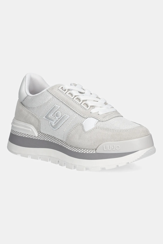 Tenisky Liu Jo AMAZING 16 semišová kůže bílá BA3119PX02701111