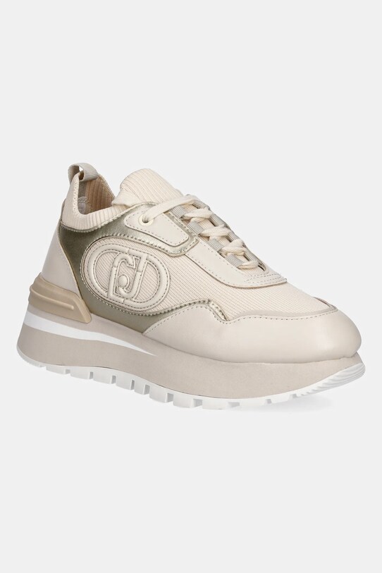 Liu Jo sneakersy AMAZING 35 tekstylny beżowy BA5077PX622S3672