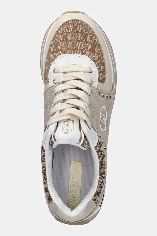 Liu Jo sneakersy LIU JO MAXI WONDER 87 beżowy BA5019PX604S3603
