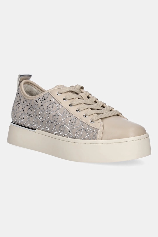 Liu Jo sneakersy PRETTY 02 skóra zamszowa beżowy BA5027PX609S3191