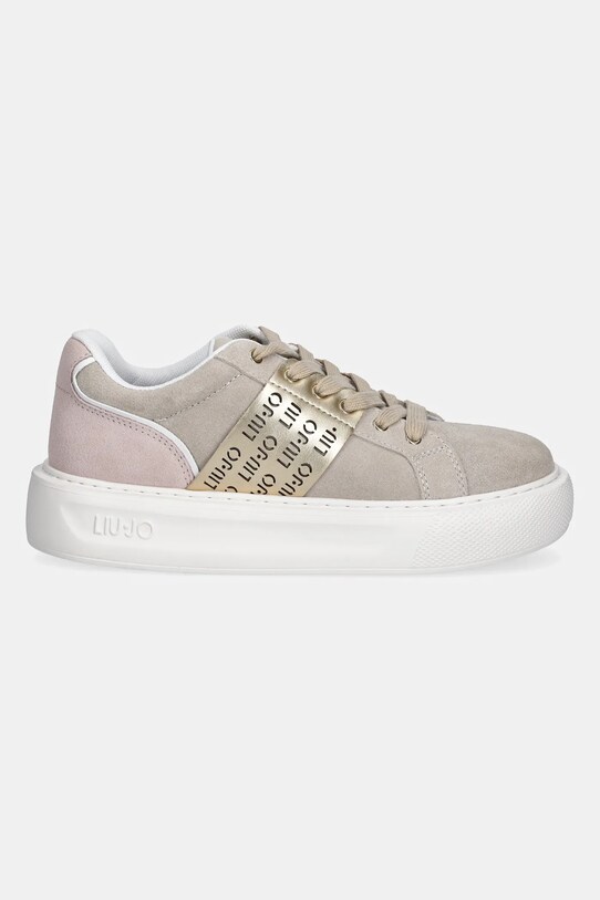 Liu Jo sneakersy zamszowe KYLIE 34 BA5005PX353S1803 beżowy SS25
