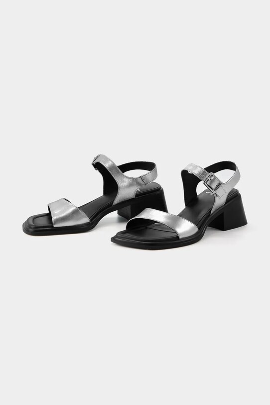 Vagabond Shoemakers sandale de piele INES 5911.083.79 argintiu SS25