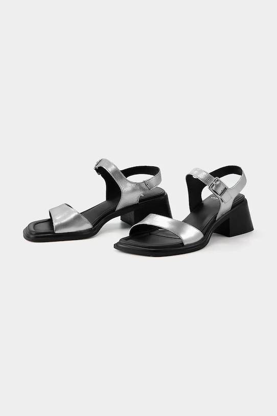 Vagabond Shoemakers sandali in pelle INES 5911.083.79 argento SS25