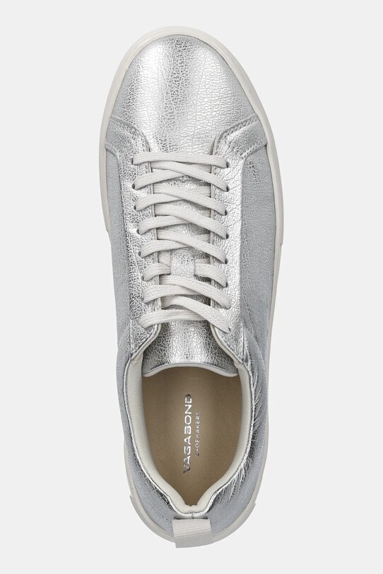 Vagabond Shoemakers sneakersy skórzane ZOE PLATFORM srebrny 5927.183.79