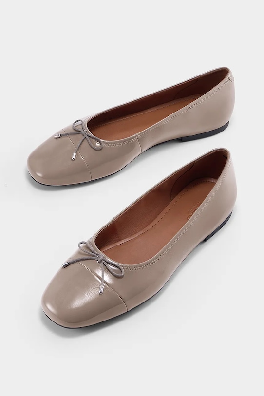Vagabond Shoemakers baleriny skórzane JOLIN beżowy 5508.160.09