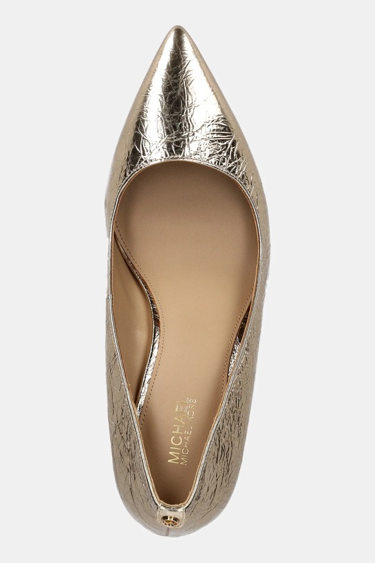 Kožené lodičky MICHAEL Michael Kors Alina zlatá 40R5ALMP1M.740