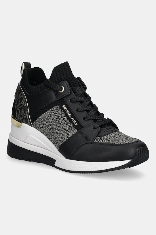 Tenisky MICHAEL Michael Kors Georgie přírodní kůže černá 43H3GEFS6D.039