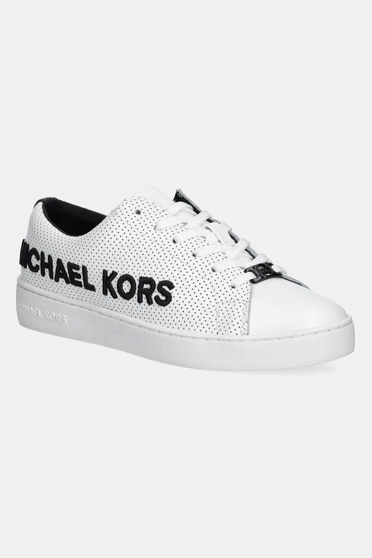 MICHAEL Michael Kors sneakers din piele Keaton plată alb 43R5KEFS1L.001