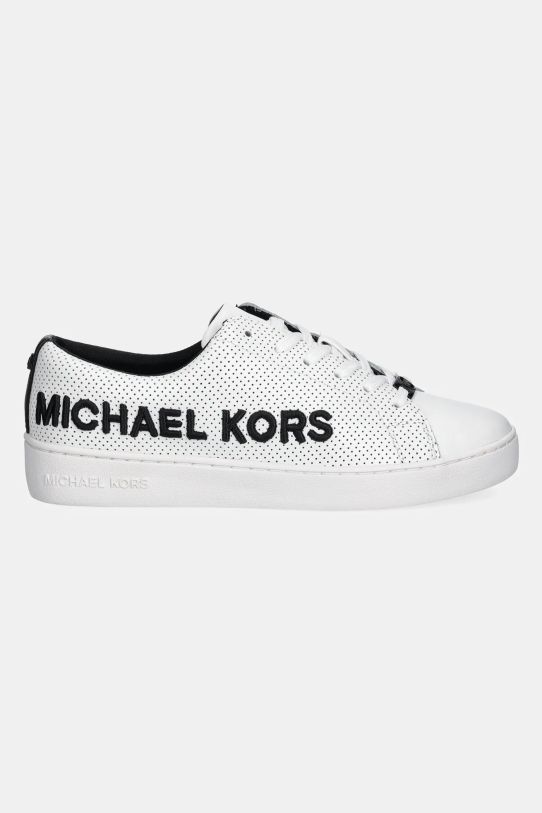 Kožené sneakers boty MICHAEL Michael Kors Keaton 43R5KEFS1L.001 bílá SS25