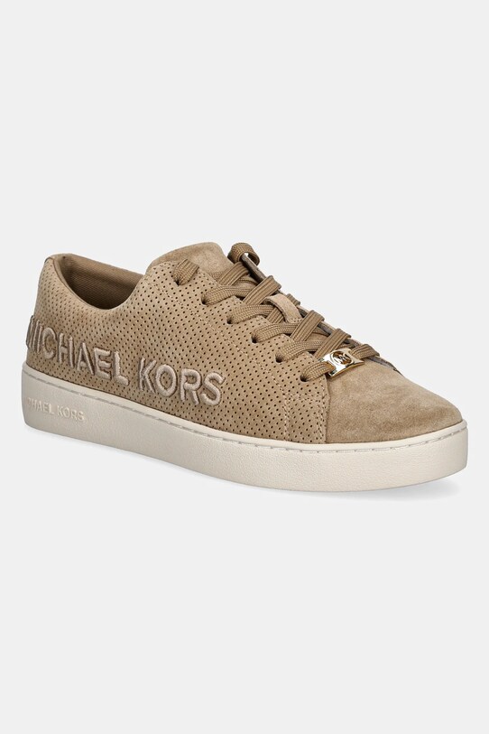 Замшеві кросівки MICHAEL Michael Kors Keaton пласка бежевий 43R5KEFS1S.297
