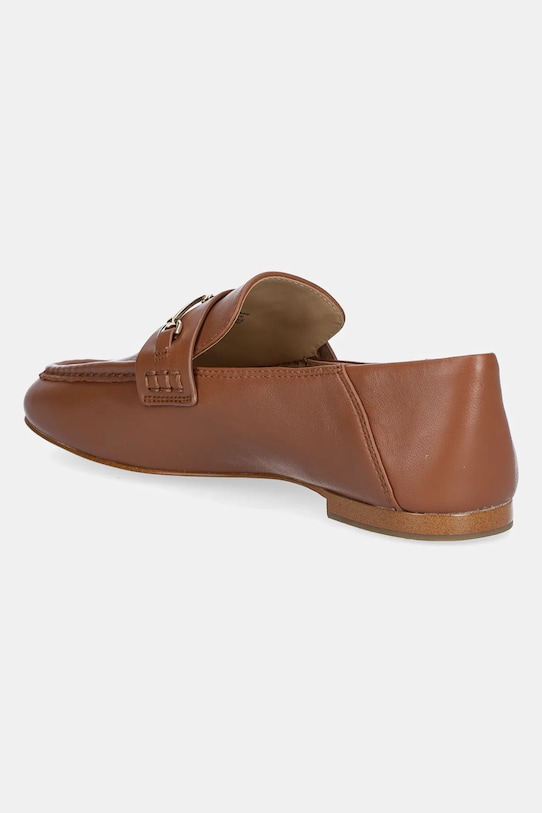 Încălțăminte MICHAEL Michael Kors mocasini de piele Lena 40R5LEFP1L.230 maro