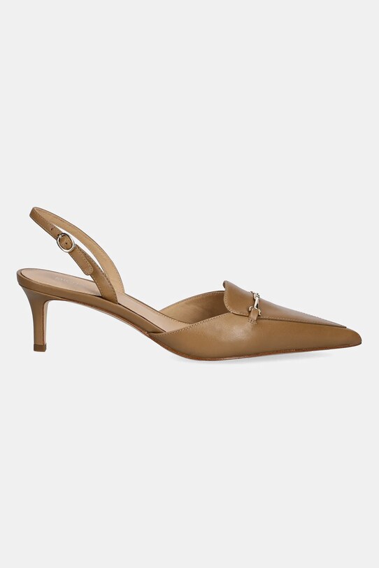 Kožené lodičky MICHAEL Michael Kors Lena 40R5LEMP1L.297 béžová SS25