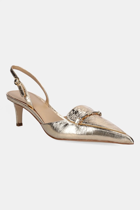 MICHAEL Michael Kors szpilki skórzane Lena 5-8 cm złoty 40R5LEMP1M.740