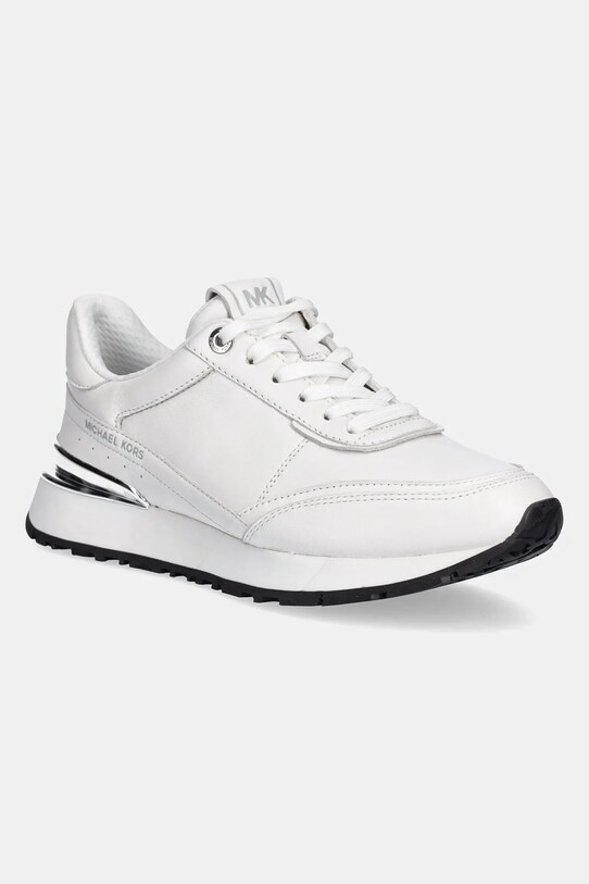 Kožené tenisky MICHAEL Michael Kors Nova platforma biela 43T4NVFS1L.085