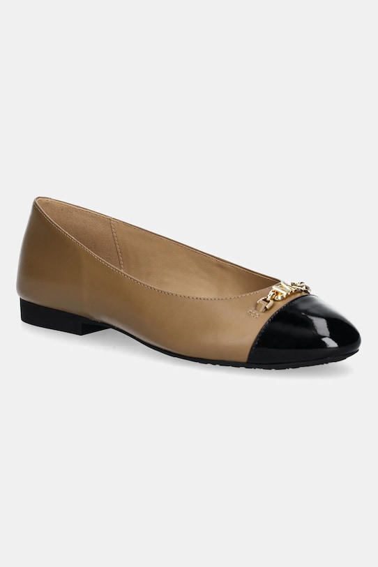MICHAEL Michael Kors balerini de piele Rebecca bej 40F4RBFP1L.297