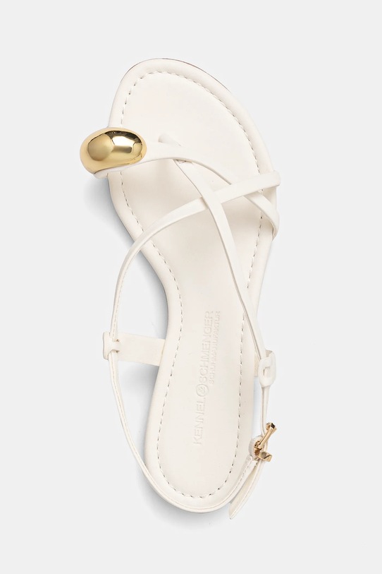 Kožne sandale Kennel & Schmenger Elle bijela 51.95100.223