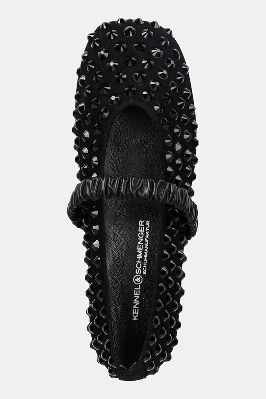 Замшеві балетки Kennel & Schmenger Blair чорний 51.13100.280
