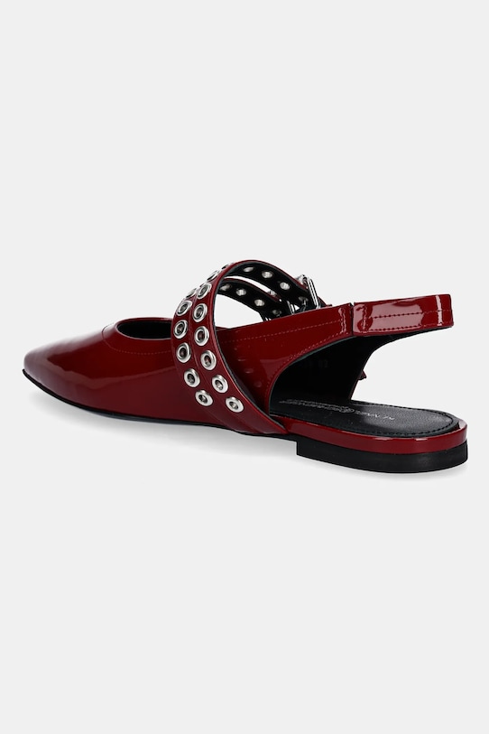 Încălțăminte Kennel & Schmenger balerini de piele Greta 51.12600.307 burgundia