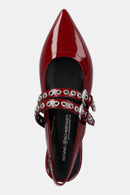Kennel & Schmenger balerini de piele Greta burgundia 51.12600.307
