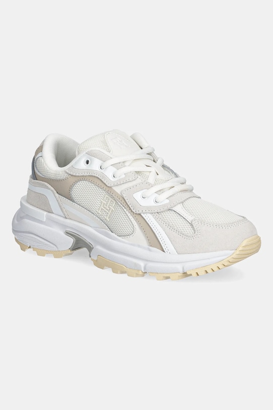 Кросівки Tommy Hilfiger TH MODERN RUGGED RUNNER лицьова шкіра білий FW0FW08385