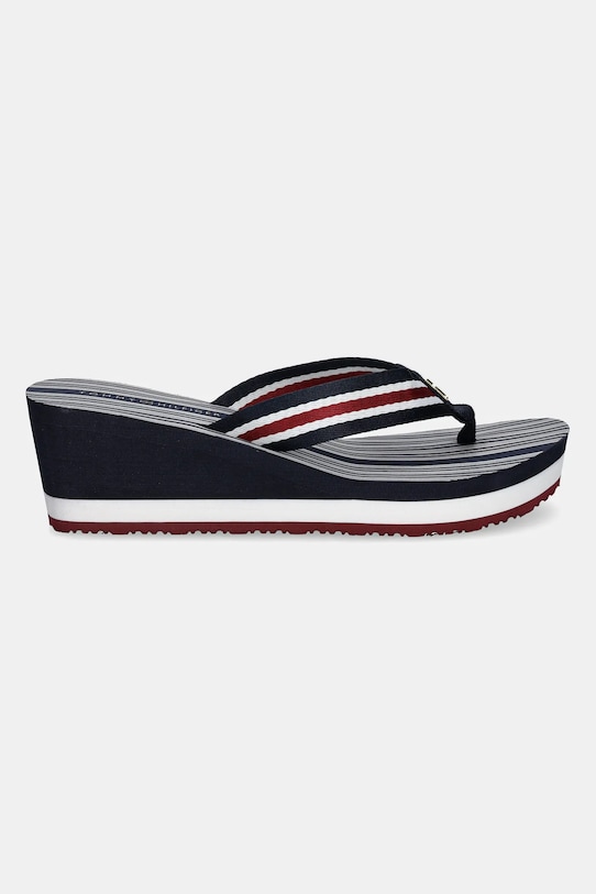 Tommy Hilfiger șlapi IM PLATFORM BEACH SANDAL FW0FW08371 bleumarin SS25