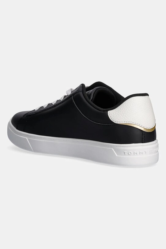 Обувь Кожаные кроссовки Tommy Hilfiger ESSENTIAL COURT SNEAKER FW0FW08320 чёрный