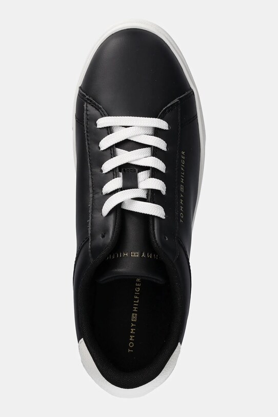 Кожаные кроссовки Tommy Hilfiger ESSENTIAL COURT SNEAKER чёрный FW0FW08320