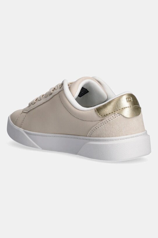 Взуття Шкіряні кросівки Tommy Hilfiger CHIC COURT SNEAKER FW0FW08382 бежевий