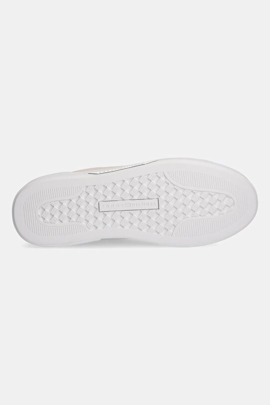 Шкіряні кросівки Tommy Hilfiger CHIC COURT SNEAKER FW0FW08382 бежевий