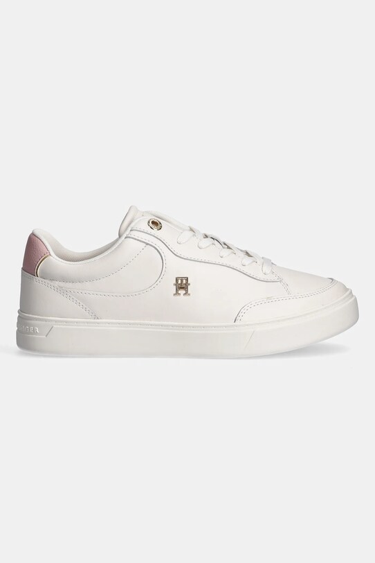 Шкіряні кросівки Tommy Hilfiger ESSENTIAL CHIC COURT SNEAKER FW0FW08322 бежевий SS25