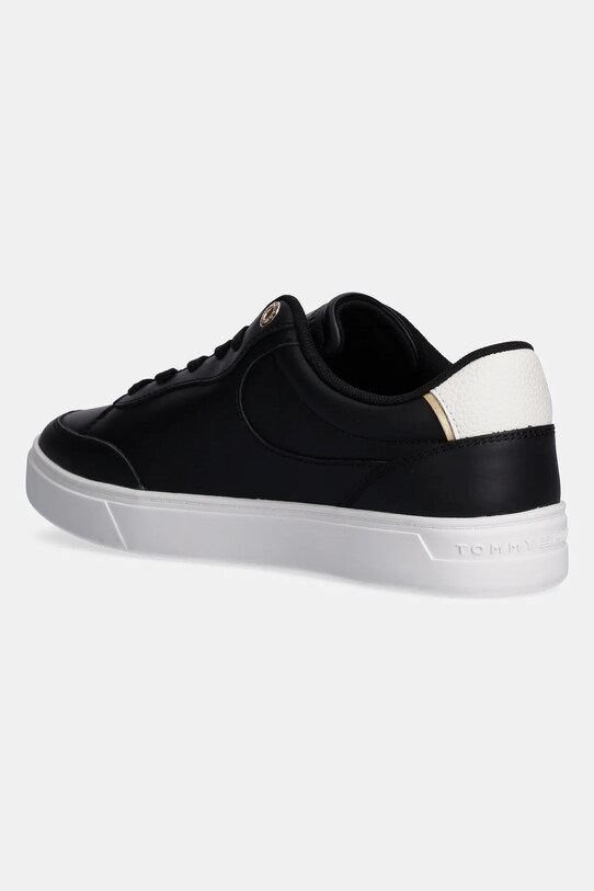 Обувь Кожаные кроссовки Tommy Hilfiger ESSENTIAL CHIC COURT SNEAKER FW0FW08322 чёрный