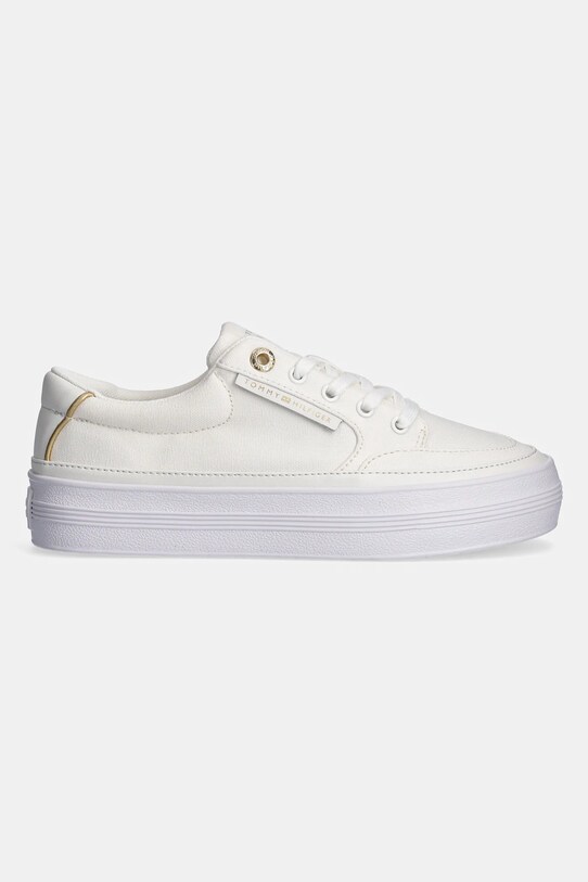 Tommy Hilfiger tenisi ESSENTIAL VULC TEXTILE SNEAKER FW0FW08323 alb SS25