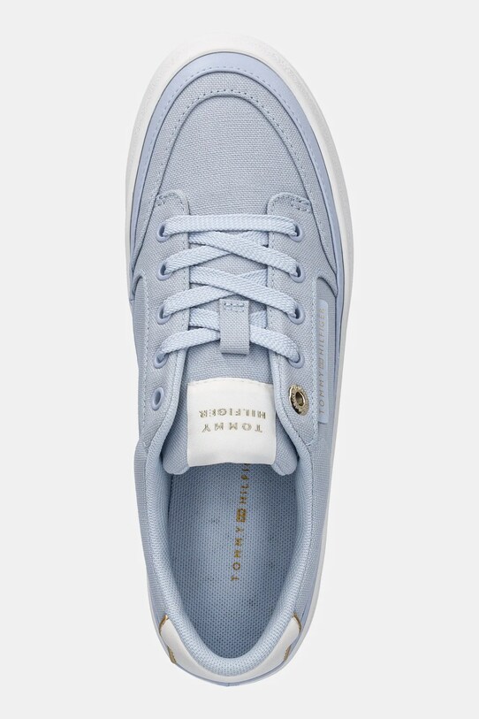 Πάνινα παπούτσια Tommy Hilfiger ESSENTIAL VULC TEXTILE SNEAKER μπλε FW0FW08323