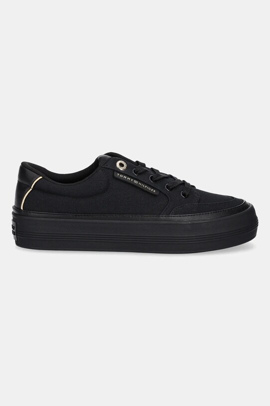 Tommy Hilfiger tenisi ESSENTIAL VULC TEXTILE SNEAKER FW0FW08323 negru SS25