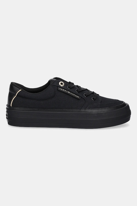 Tommy Hilfiger tenisi ESSENTIAL VULC TEXTILE SNEAKER FW0FW08323 negru SS25