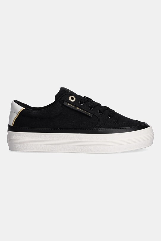 Кеди Tommy Hilfiger ESSENTIAL VULC TEXTILE SNEAKER FW0FW08323 чорний SS25