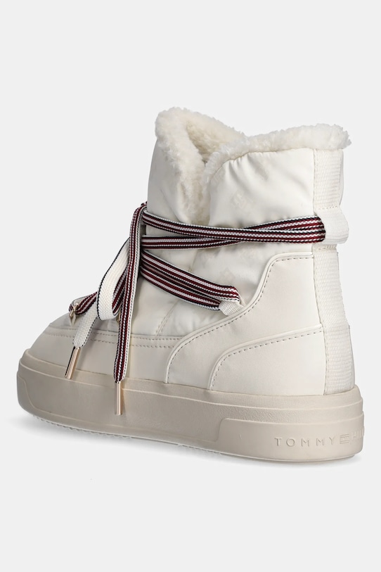 Παπούτσια Μπότες χιονιού Tommy Hilfiger SNOWBOOT MONOGRAM FAUX FUR FW0FW08389 μπεζ