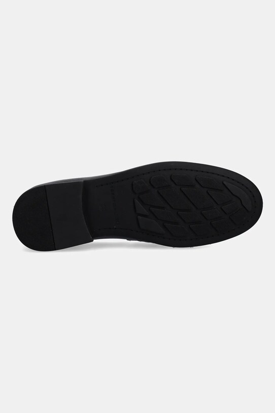 Шкіряні мокасини Tommy Hilfiger LOAFER SOFT NAPPA PLEATED TOE FW0FW08362 чорний