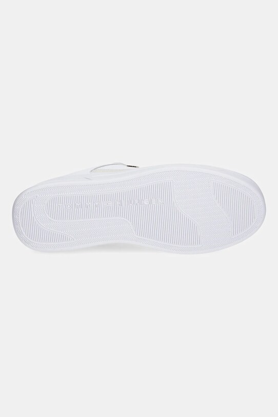 Шкіряні кросівки Tommy Hilfiger ESSENT BASKET SNEAKER METALLIC FW0FW08615 білий