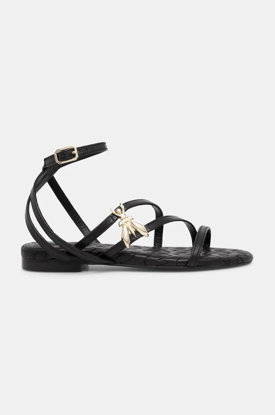 Patrizia Pepe sandały skórzane 8X0095.L048.K103 czarny SS25