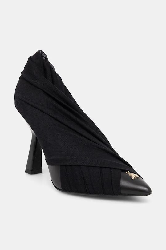 Kožené lodičky Patrizia Pepe usňová koža čierna 8Z0042.L048.K103