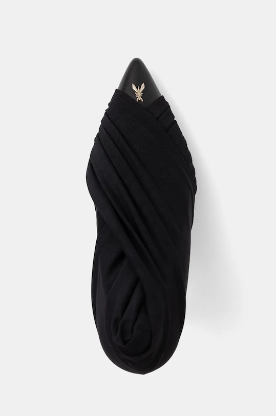 Kožené lodičky Patrizia Pepe čierna 8Z0042.L048.K103