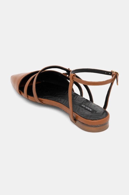 Обувки Кожени балеринки Patrizia Pepe 8Z0100.L048.B815 кафяв