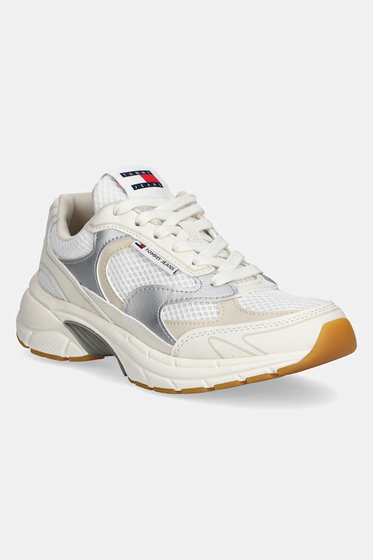 Tommy Jeans sneakers THE CONEY METALLIC tessile beige EN0EN02772