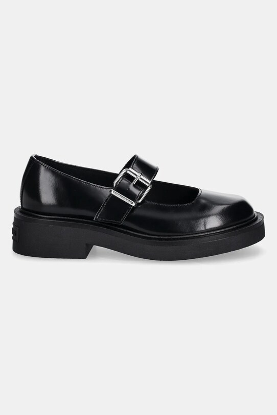Шкіряні туфлі Tommy Jeans TJW MARY JANE SHOE EN0EN02723 чорний SS25